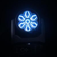 Nouvelle Lampe de Scène à Tête Mobile LED RGBW 7x60W Zoom Magic Bee Eye Beam IP33 8000K en Alliage d'Aluminium DMX512/Activée par le Son
