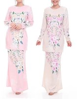 Vêtements islamiques pour femmes Offre spéciale Vêtements ethniques Robe longue Baju Kurung de Malaisie