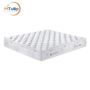 MTulip precio barato al por mayor colchón compresa al vacío en caja muebles King Queen gel de látex colchón de muelles de bolsillo de espuma viscoelástica - Product Image 2