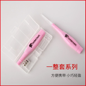 โรงงานขายส่งที่แคะหูแบบมีไฟ, ที่แคะหูพลาสติกแบบมีไฟมองเห็นได้, สำหรับทำความสะอาดขี้หูและกำจัดขี้หูเด็ก, 2 ชิ้น - Product Image 5