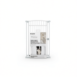 Barrière pour animaux de compagnie IAXT, en métal, rectangulaire, pour intérieur, facile à assembler, pour contenir les animaux, style moderne et solide - Product Image 1