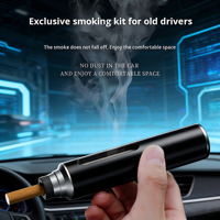 Cendrier électronique moderne classique personnalisé en gros, rechargeable par USB, sans fumée, portable, pour voiture, cigare, fabriqué en Guangdong, Chine