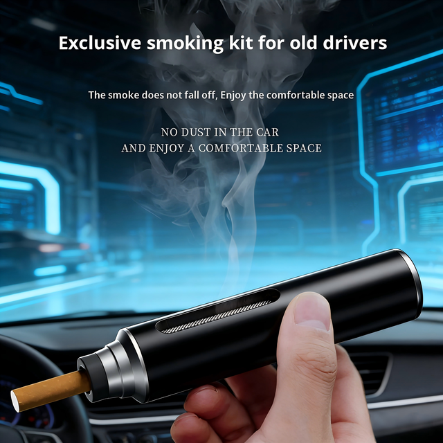 Wholesale Modern Classic Custom Electronic Ashtray USB Rechargeable Smokeless Portable Car Cigar Made in Guangdong China