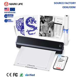 Marklife X8 Mini <span class=keywords><strong>A4</strong></span> Xách Tay Nhãn Maker 203DPI Cho Không Dây Không Nhãn Tài Liệu Máy In Cho Hình Ảnh Tài Liệu Hình Xăm Dán - Product Image 1