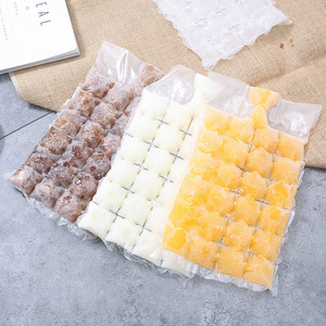 Disposable Ice Cube Packs 10 Pcs Square PVC Self Sealing For Household Use Summer Cooling - Product Image 1