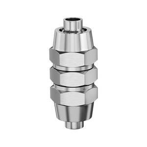 Apocalypse Pneumatic <b>Quick</b> Coupler 304 Stainless Steel PU-4/6/8/10/12/14/16mm Straight Through Air Hose <b>Connector</b> - Product Image 1