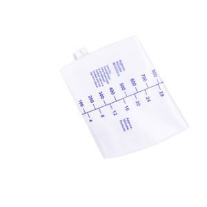 Portable Urine Storage Bag 1000ml White Rectangle One-Time Use For General Use - Product Image 4