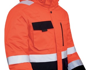Hi-Visibility <b>Waterproof</b> Reflective Safety <b>Work</b> Jacket EN ISO 20471 Compliant | T-BUC TBS-5032J OEM/ODM Korean Brand - Product Image 5