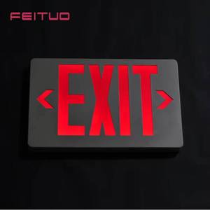 FEITUO Vente en gros OEM Panneau lumineux d'urgence LED ultra-mince rétroéclairé double face ignifuge pour couloir d'hôtel - Product Image 3