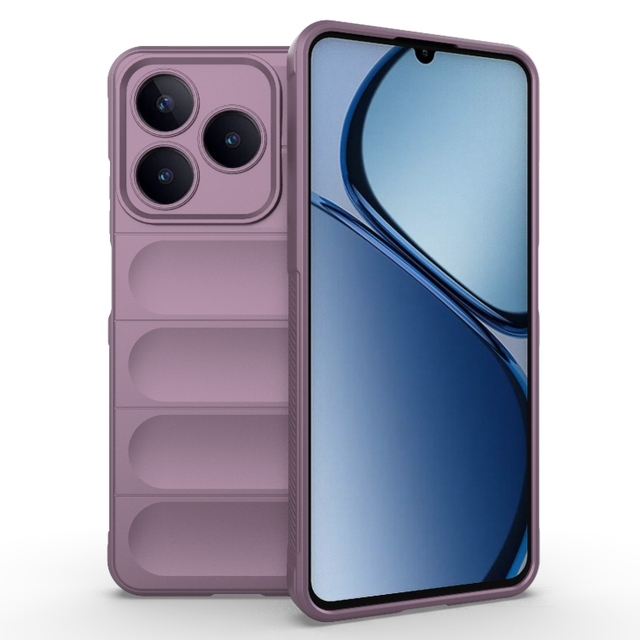 For Realme C63 4G Global Magic Shield TPU + Flannel Phone Case