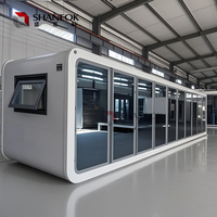 Maison cabine préfabriquée de luxe Cabine mobile Confort et mobilité pour des expériences de vie inégalées Maisons Pod