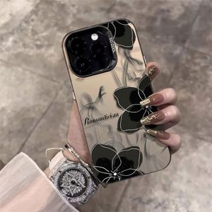 Funda Protectora para Teléfono Móvil de Cuero Artificial TPU con Estampado de Flores Hermosas para iPhone 7 8 X Xr Xs 11 12 13 14 15 16 17 Pro Max - Product Image 4
