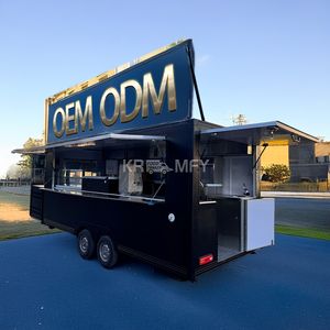 Camionnette de restauration entièrement équipée pour café, popcorn et glaces, remorque de vente de nourriture mobile, camiones de comida - Product Image 5