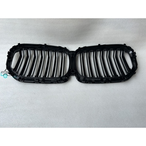 Paraurti anteriore ABS griglia anteriore griglie per <span class=keywords><strong>BMW</strong></span> X3 <span class=keywords><strong>X4</strong></span> 2022 + doppia linea Gloss nero tricolore tre colori - Product Image 2