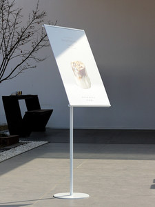 Grand support télescopique pour panneau KT, présentoir sur pied pour affiches de <span class=keywords><strong>recrutement</strong></span> et publicité d'entrée de centre commercial - Product Image 6