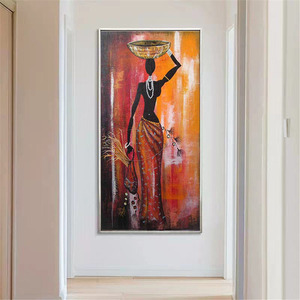 100% pintura <span class=keywords><strong>al</strong></span> <span class=keywords><strong>óleo</strong></span> pintada a mano Bazar negro africano arte <span class=keywords><strong>al</strong></span> <span class=keywords><strong>óleo</strong></span> mujer estilo nórdico arte <span class=keywords><strong>de</strong></span> la pared pintura <span class=keywords><strong>al</strong></span> <span class=keywords><strong>óleo</strong></span> - Product Image 2