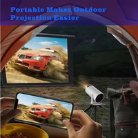 Consola de Videojuegos HY300 de 64 GB con Más de 10 000 Juegos, Sistema Dual, Video 4K, X10 PRO GD10, Reproductor de Videojuegos Retro Clásico con Proyector