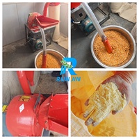 Machine à moudre et à broyer le grain de petite taille multifonctionnelle automatique pour le blé, le riz, le maïs, les haricots, mini moulin à farine de blé