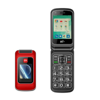 Teléfono con tapa 4G LTE Android 11 con pantalla táctil Dispositivo Android inteligente de doble pantalla en francés, alemán, español, inglés