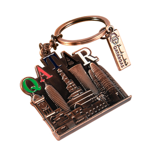 LLavero de Metal personalizado de fábrica Original, llavero de Metal, llaveros de recuerdo, llavero de Arquitectura de Qatar - Product Image 5
