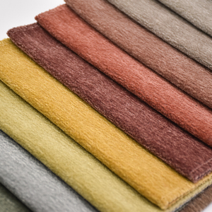 قماش للأريكة سادة من البوليستر 100% من جلد الغزال بسعر الجملة قماش صناعي للكنب منسوجات منزلية - Product Image 5