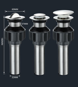 Tuyau de vidange de lavabo en laiton SYH580 à installation facile, accessoires de salle de bain jetables pour articles de bain et toilettes – Vente en gros - Product Image 6