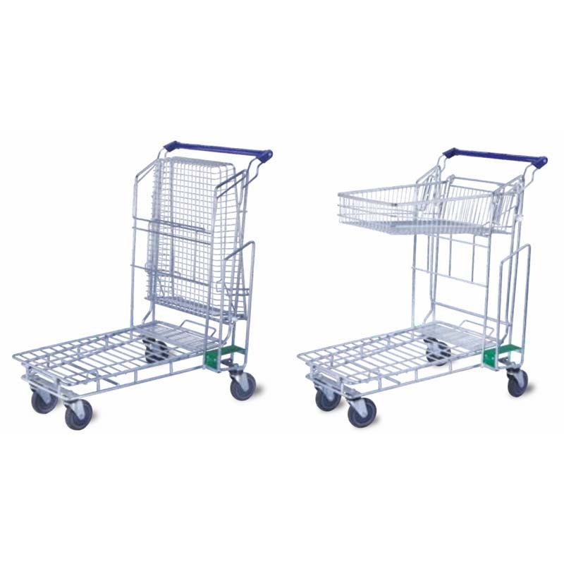 Steel Warehouse Hand Trolley Cart Platform