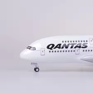 Qantas Airlines Airbus A380 modelo de avión de pasajeros modelo de avión 1:160 modelo de simulación 47M avión al por mayor - Product Image 3
