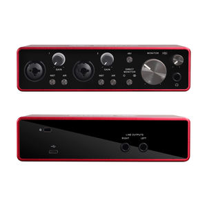 Tarjeta <span class=keywords><strong>de</strong></span> Sonido Debra 2i2 Quad Generation 2e2 para Producción <span class=keywords><strong>de</strong></span> Audiolibros y Grabación, Accesorio para Instrumentos Musicales - Product Image 5