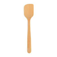 Ensemble d'ustensiles de cuisine modernes en bois de hêtre, 4 pièces, fabrication de précision, cuillères de cuisine haute densité, cuillère à pâtes, cadeau écologique