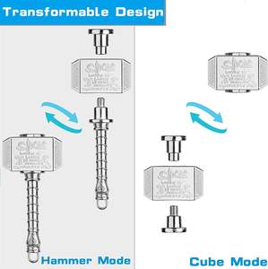 Spinner Antiestrés Mjolnir Hammer, Giroscopio <span class=keywords><strong>de</strong></span> Aleación <span class=keywords><strong>de</strong></span> Zinc, Alivio del Estrés, Anti-Ansiedad, ADHD, Juguete Unisex para Mayores <span class=keywords><strong>de</strong></span> 14 Años - Product Image 5