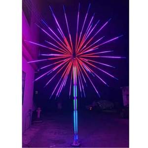 KHT Bright AC-aangedreven IP65 LED digitale vuurwerklicht PVC 300W 4500 chips dimbaar met afstandsbediening voor tuin/plaats festival - Product Image 1