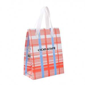 Sac à dos isotherme personnalisable en matériau recyclé, étanche, pliable, motif dessin animé, pour livraison de repas et courses - Product Image 1