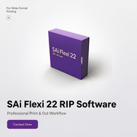Logiciel SAi Flexi 22 RIP, licence d'utilisation autorisée pour les imprimantes grand format, la fabrication d'enseignes, la gestion des couleurs, assistance 24h/24 et 7j/7
