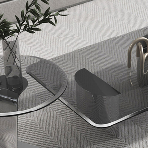 6mm THK vát cạnh sắt thấp nóng tính bảng bên cứng Bàn cà phê Kính hàng đầu - Product Image 2