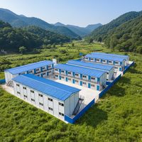 Unité de logement modulaire préfabriquée de haute qualité, design moderne à 2 étages, pour l'hébergement des travailleurs et les bureaux