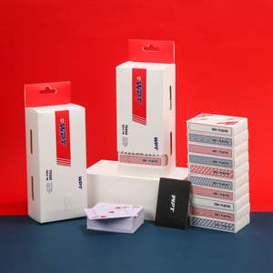 أوراق لعب تكساس هولدم عملية من البلاستيك المقاوم للتمزق للترفيه في الحانات والفعاليات وليالي ألعاب البوكر مع الأصدقاء - Product Image 2