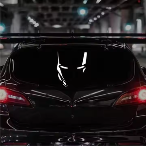 Autocollant de voiture en vinyle réfléchissant drôle personnalisable pour Toyota Land Cruiser <span class=keywords><strong>Film</strong></span> de conception d'autocollant de carrosserie de fenêtre arrière créative <span class=keywords><strong>1</strong></span> an - Product Image 6