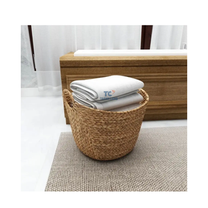 Wholesale Water Hyacinth <strong>Wicker</strong> <strong>Basket</strong> with Handles Eco-friendly Sundries Book Water Hyacinth <strong>Stair</strong> Storage <strong>Basket</strong> - Product Image 6