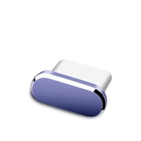 Bouchon anti-poussière en alliage d'aluminium TPU Type-C pour smartphone, tablette, ordinateur portable, protection du port USB C