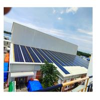 Système de montage de panneaux solaires sur rail miniature pour toiture métallique commerciale/résidentielle ANGELS SOLAR