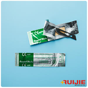 Stérile Médical jetable de Carbone Micro Lame de <span class=keywords><strong>Scalpel</strong></span> Fabricant - Product Image 3