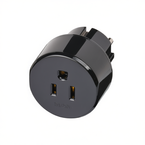 Travel <b>Adapter</b> Usa Japan To Europe Earth Grounded <b>Plug</b> 15A 250V - Product Image 3