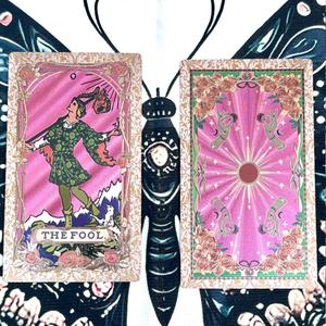 Yeni Koleksiyon Gül Aziz Mikro Şampanya Altın Varaklı <span class=keywords><strong>Tarot</strong></span> Özel Plastik Pembe Renkli <span class=keywords><strong>Tarot</strong></span> Kartı Kutulu Ambalaj - Product Image 5