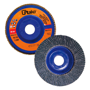 Disco de Láminas Abrasivas 115x22 mm, Grano 80, para Lijado de Metal - Product Image 2