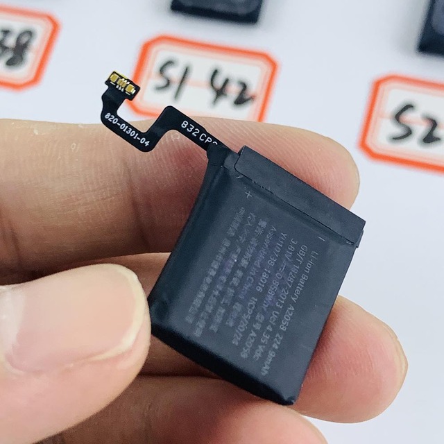 Novecel Org Smart Watch Battery A2059 for Apple Watch Series 4 6 7 S4 44mm Lithium Long Battery Life Replacement Repair Parts
