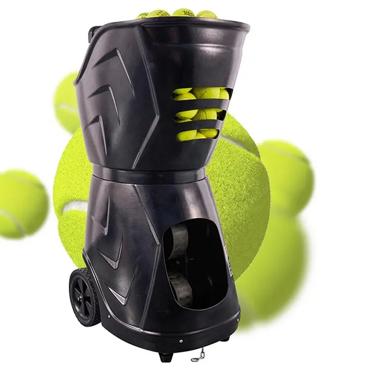 Hete Verkoop Tennisliefhebbers Training Apparatuur Tennisbal Gooien Machine App Controle