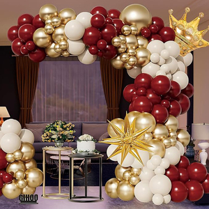 Kit Arco di Palloncini in Lattice <span class=keywords><strong>Oro</strong></span> Rosa e <span class=keywords><strong>Oro</strong></span> con Decorazioni a Corona - Sfondo per Feste di Addio al Nubilato, Compleanni, Matrimoni - Product Image 1