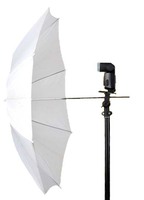 Parapluie Diffuseur de Lumière Blanche Translucide de 43" et Diffuseur Réfléchissant de 33" en Aluminium pour Équipement de Flash de Studio Photo