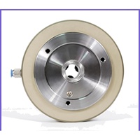 Mandrin pneumatique frontal à 3 mors série 320QZ-3 avec cylindre intégré, mandrin d'air pour tour, broche HSK en acier, serrage 80,6 KN